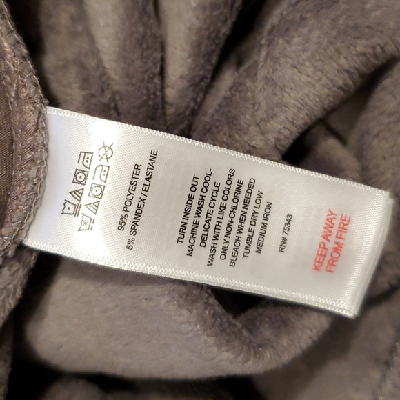 House of Harlow 1960 Grey Velour Track Sweatpants Size Medium - Picture 7 of 7